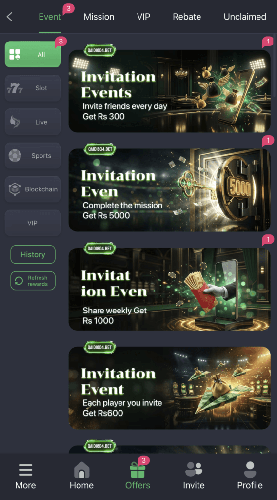 qaidi804 game rewards