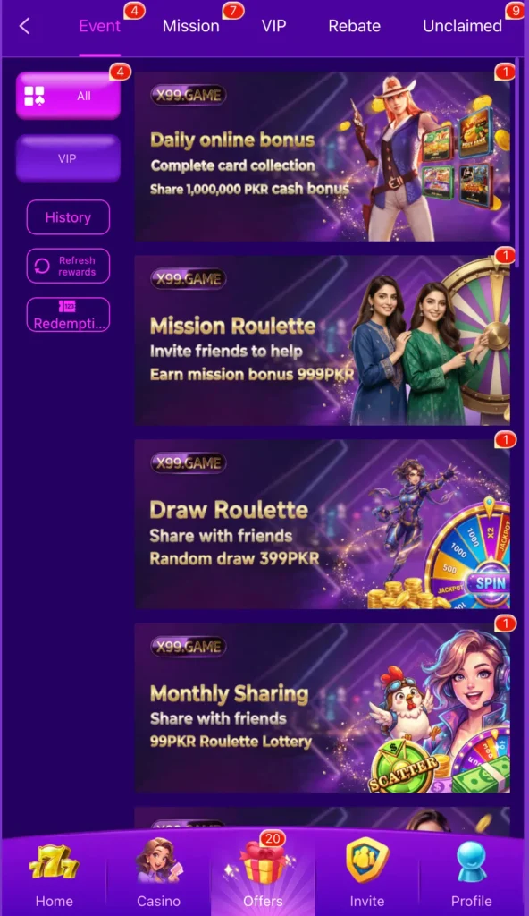 x99 game rewards online