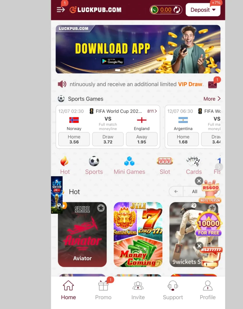 luckpub game